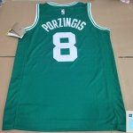 Maillot de Basket #8 Porzingis Boston Celtics Vert